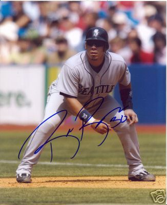 RENE RIVERA SEATTLE MARINERS SIGNED 8X10 PHOTO W/COA