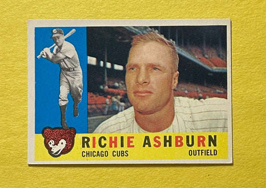 1960 TOPPS RICHIE ASHBURN #305 CUBS