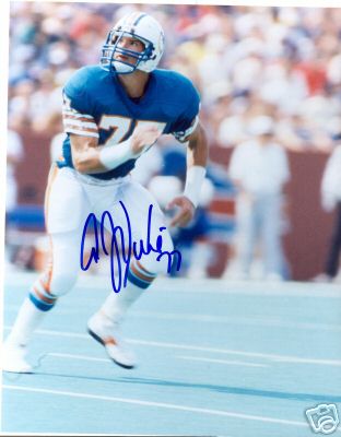 AJ DUHE MIAMI DOLPHINS  SIGNED 8X10
