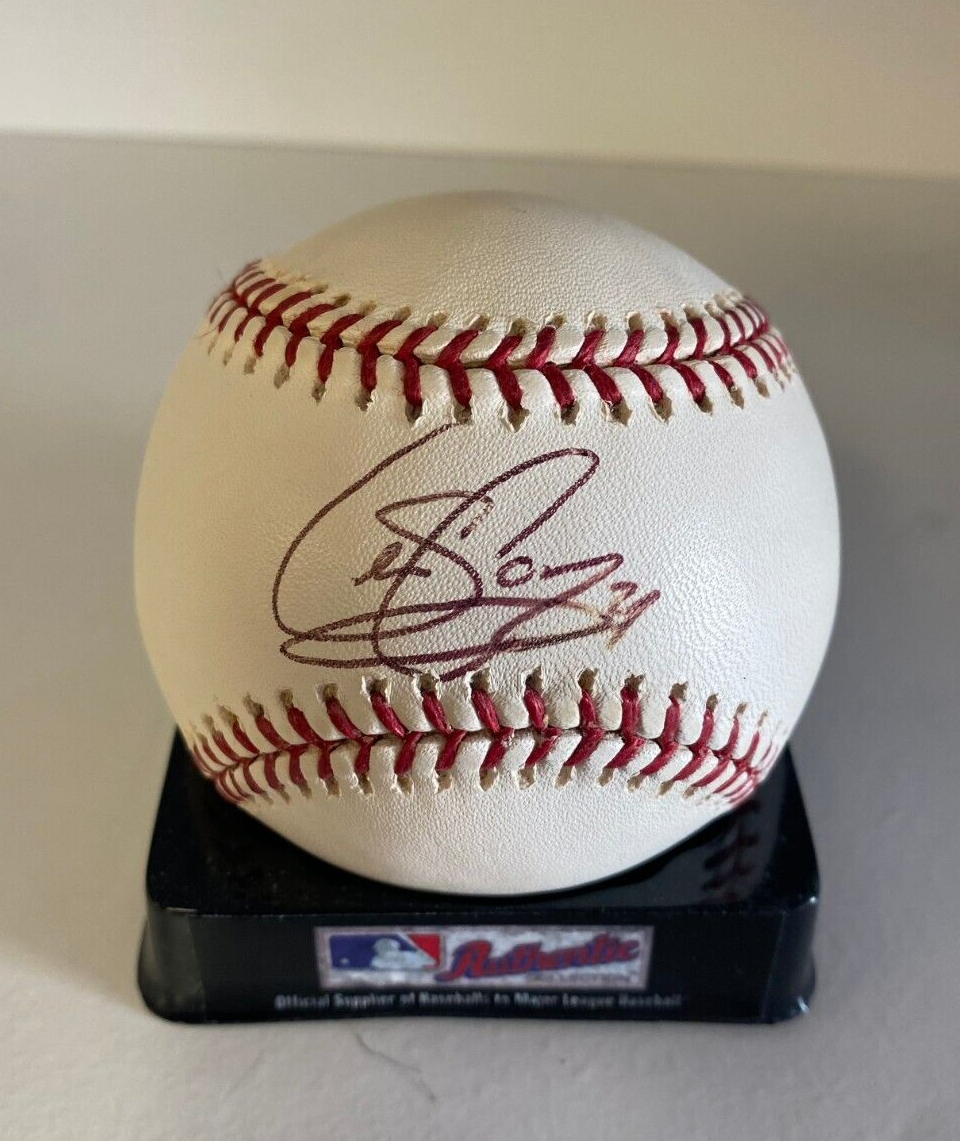 SEAN CASEY YANKEES/REDS SIGNED AUTOGRAPHED M.L. BASEBALL BECKETT