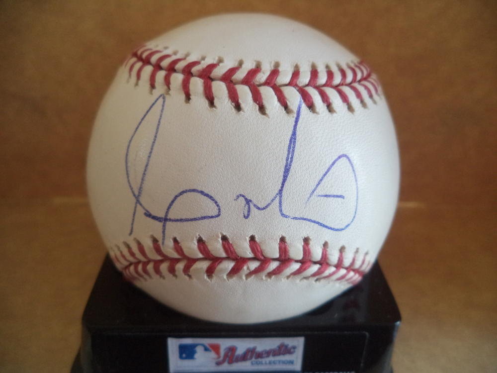 ANDY MARTE BRAVES/INDIANS DECEASED 2017 SIGNED AUTOGRAPH M.L. BASEBALL COA
