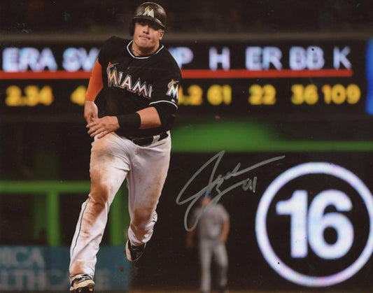 JUSTIN BOER MIAMI MARLINS SIGNED 8X10 PHOTO W/COA