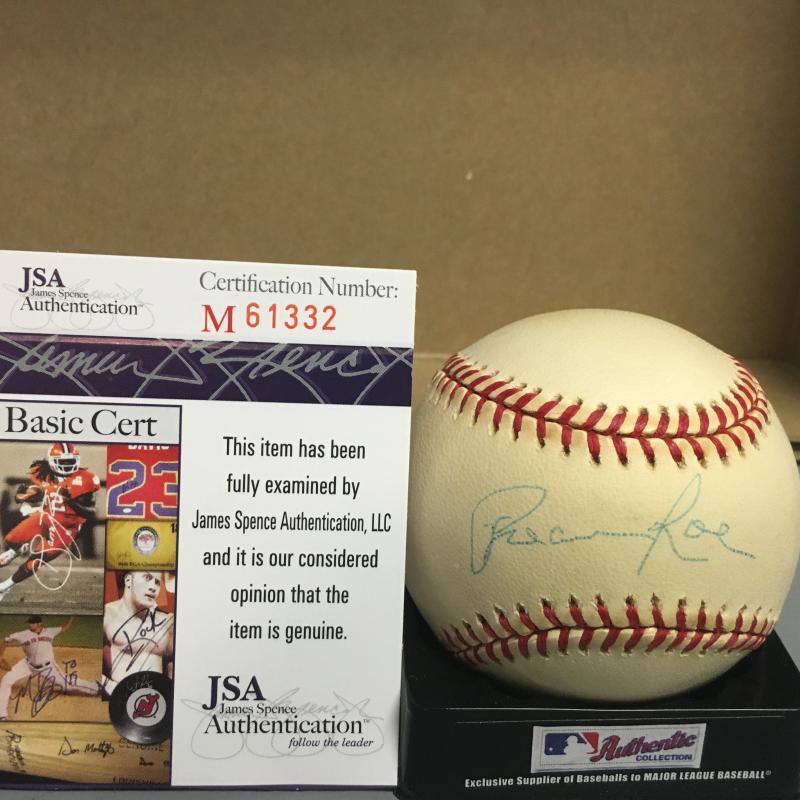 PREACHER ROE BROOKLYN DODGERS DECEASED N.L. SIGNED BASEBALL JSA M61332