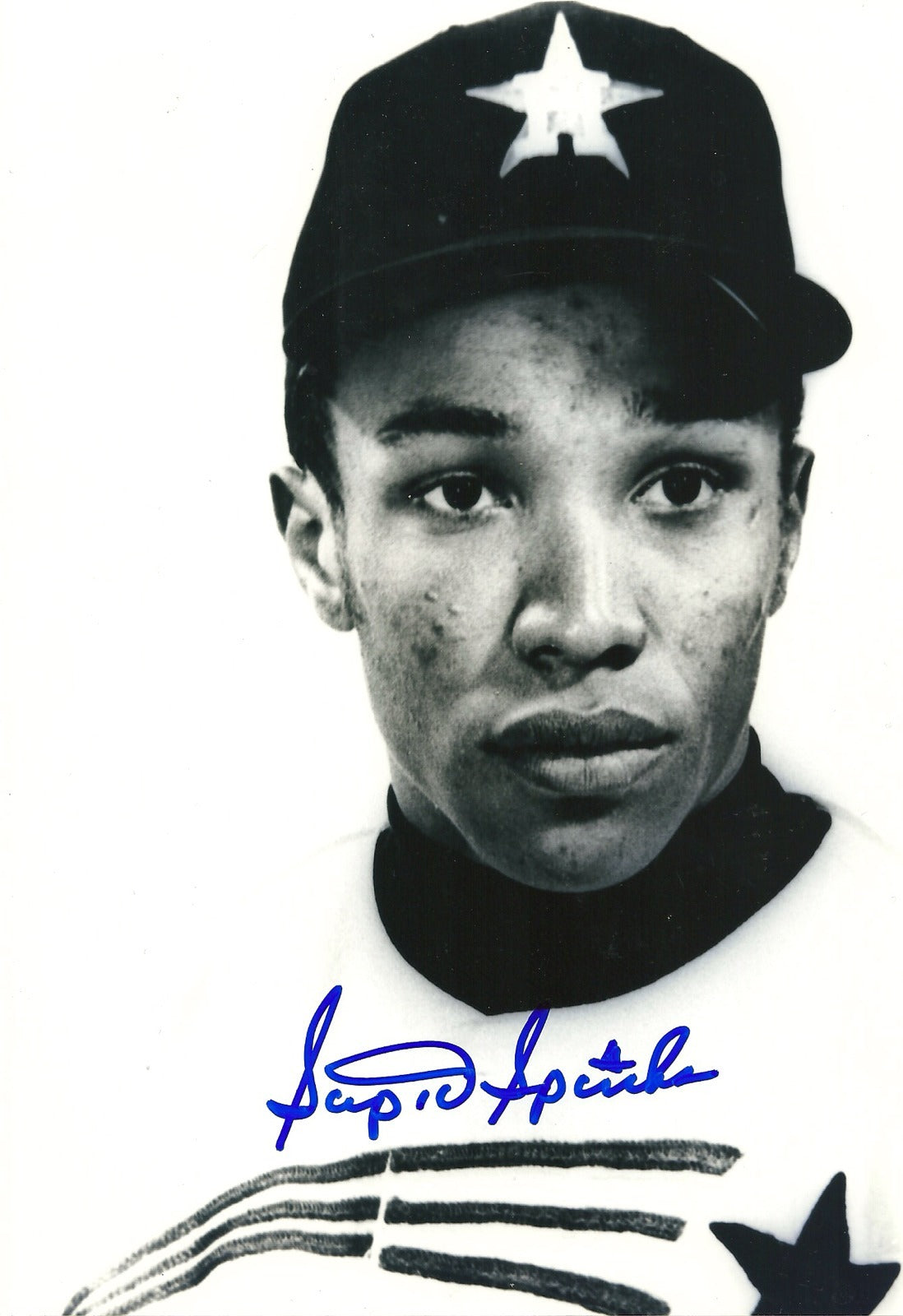 SCIPIO SPINKS HOUSTON ASTROS SIGNED AUTO 8x10 PHOTO W/COA