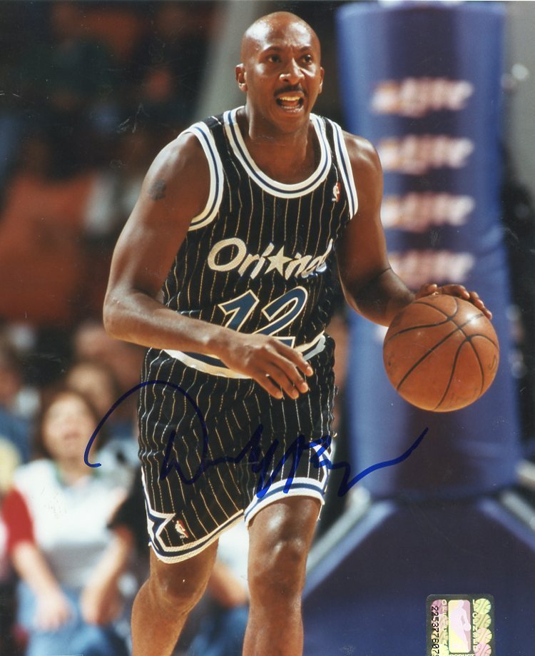 DEREK HARPER ORLANDO MAGIC SIGNED AUTOGRAPHED 8X10 PHOTO W/COA