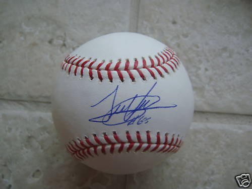 JOSE VALLEJO TEXAS RANGERS SIGNED OFFICIAL ML BALL COA