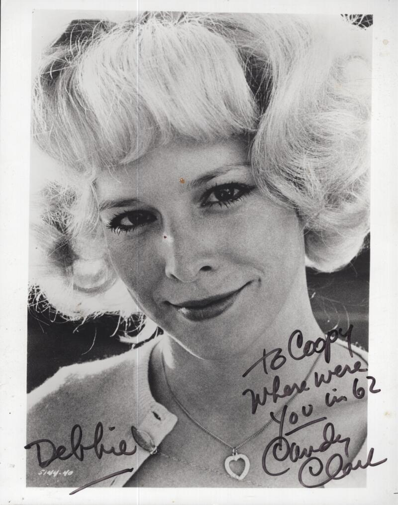 CANDY CLARK AMERICAN GRAFFITI PERSONALIZED  SIGNED AUTOGRAPHED 8X10 PHOTO W/ COA