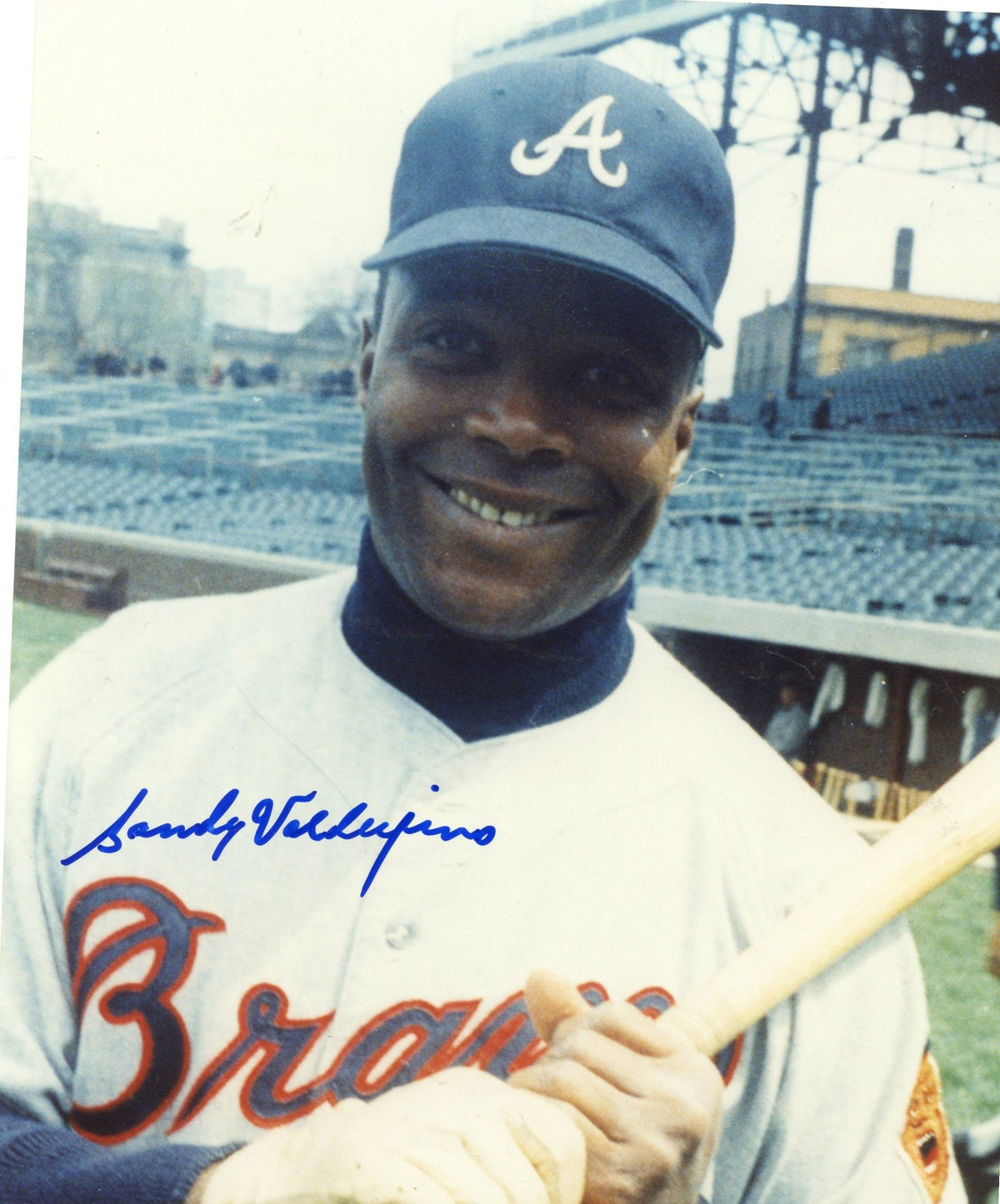 SANDY  VALDESPINO  ATLANTA  BRAVES      SIGNED AUTOGRAPHED 8X10 PHOTO