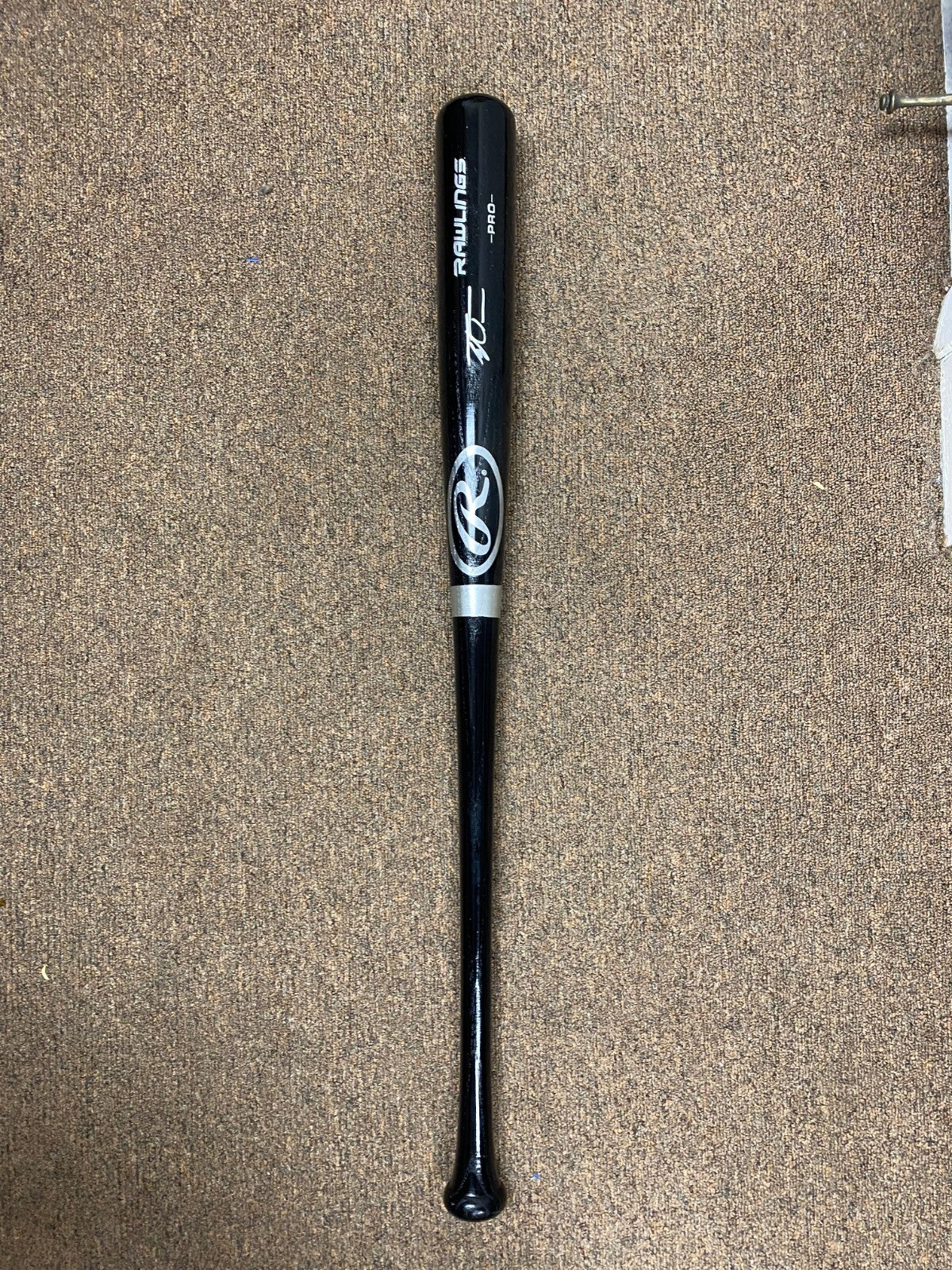 TAYLOR TRAMMELL SEATTLE MARINERS SIGNED AUTOGRAPHED RAWLINGS PRO BLACK BAT JSA