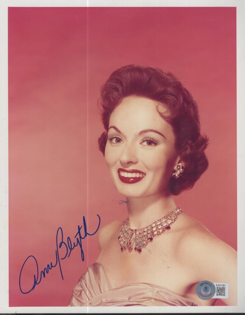 ANN BLYTHE ACTRESS SIGNED AUTOGRAPHED 8X10 PHOTO BECKETT BJ031261