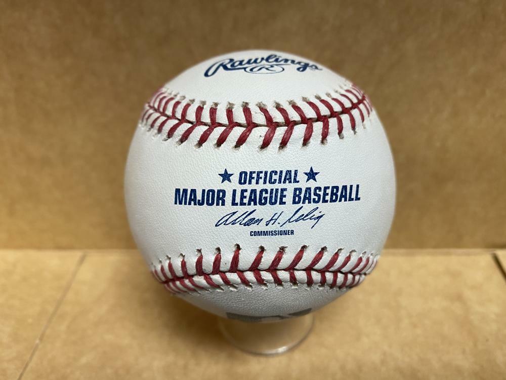 JAMES PARR ATLANTA BRAVES SIGNED AUTOGRAPHED M.L. BASEBALL W/ COA