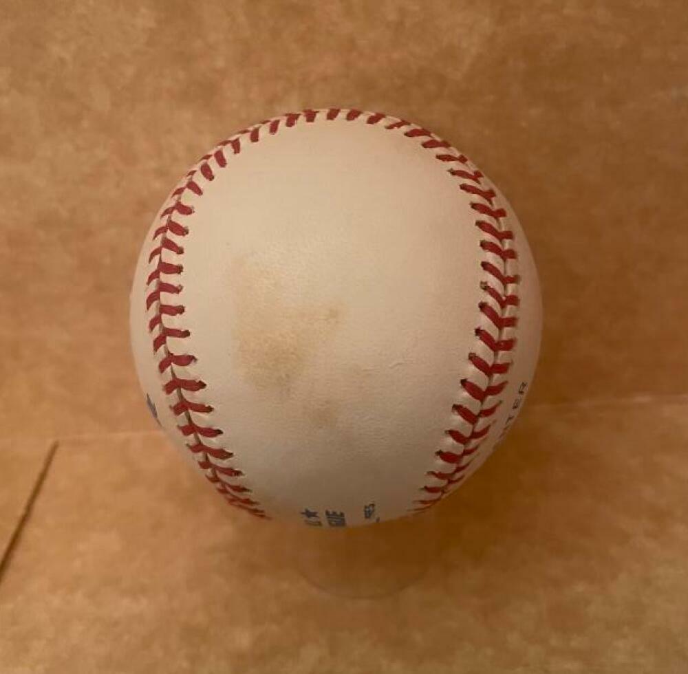 BOB FELLER INDIANS SIGNED AUTOGRAPHED VINTAGE A.L. BASEBALL W/COA