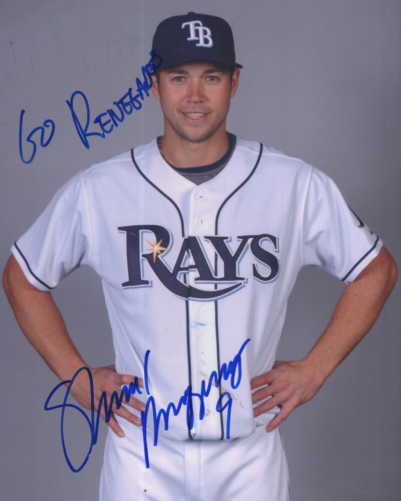 SHAWN RIGGINS RAYS  SIGNED AUTOGRAPHED 8X10 PHOTO W/ COA