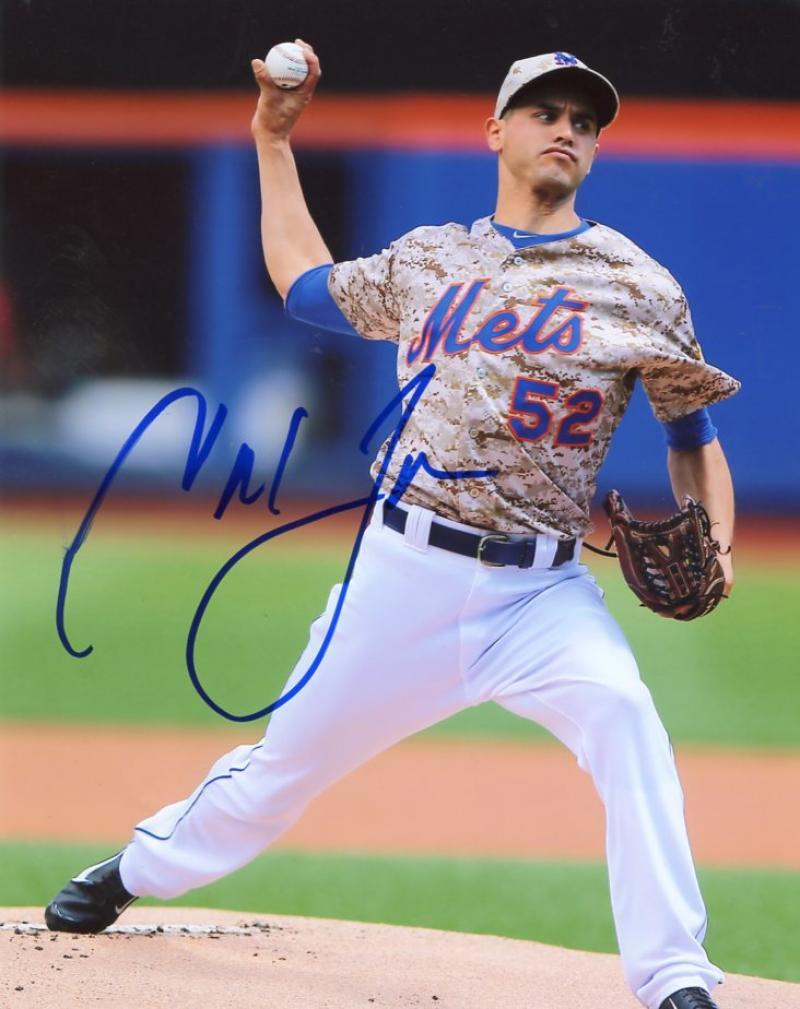 CARLOS TORRES NEW YORK METS SIGNED AUTOGRAPHED 8X10 PHOTO W/COA