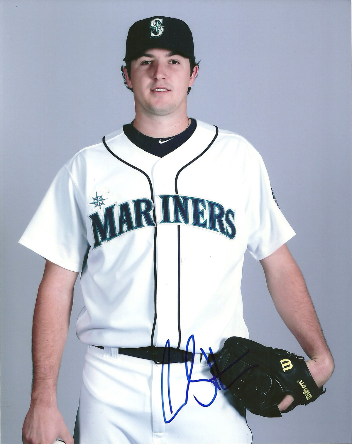 CARSON SMITH SEATTLE MARINERS SIGNED AUTOGRAPHED 8x10 PHOTO W/COA
