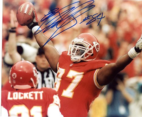 TROY DRAYTON  KANSAS CITY CHIEFS   SIGNED 8X10