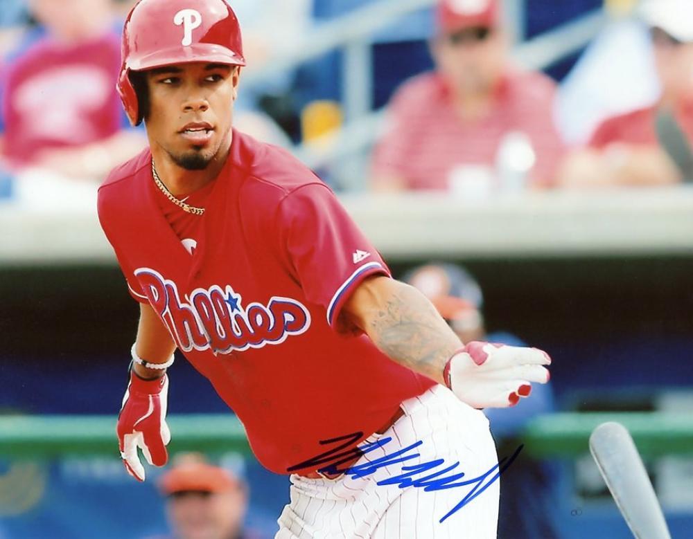 NICK WILLIAMS PHILADELPHIA PHILLIES SIGNED 8X10 PHOTO W/COA