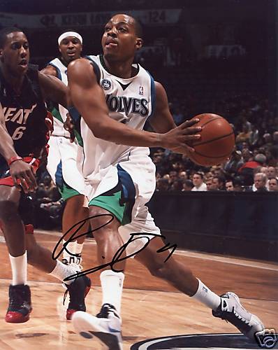 RANDY FOYE  MINNESOTA TIMBERWOLVES  SIGNED 8X10