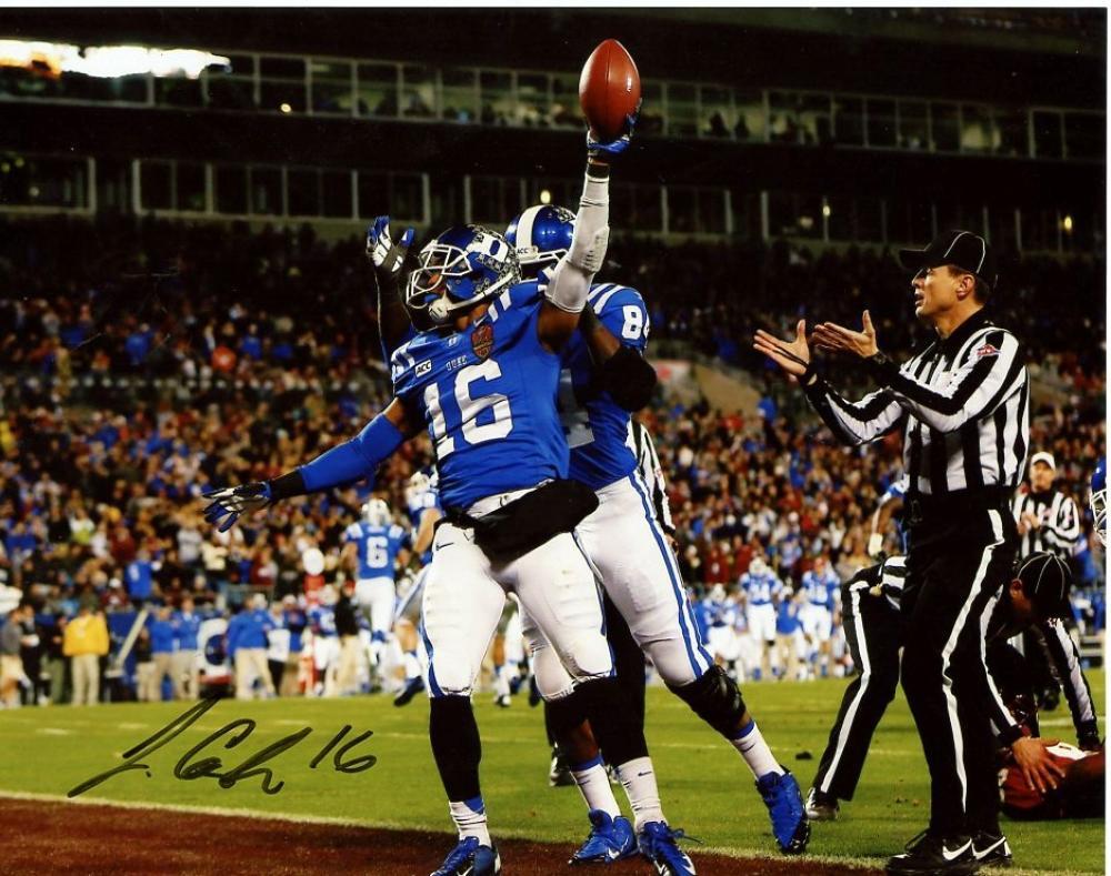 JEREMY CASH DUKE BLUE DEVILS SIGNED AUTOGRAPHED #16 8X10 PHOTO W/COA 