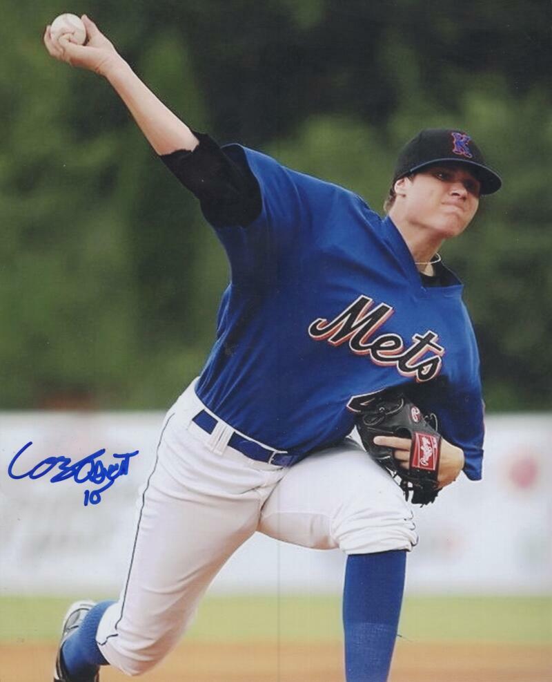 CORY OSWALT NEW YORK METS SIGNED AUTOGRAPHED 8X10 PHOTO W/ COA