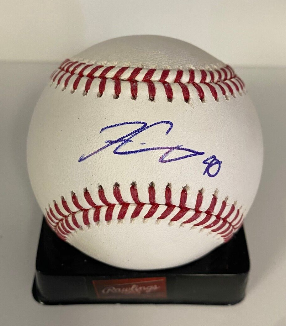 JOSIAH GRAY WASHINGTON NATIONALS SIGNED AUTOGRAPHED M.L. BASEBALL BECKETT AUTH