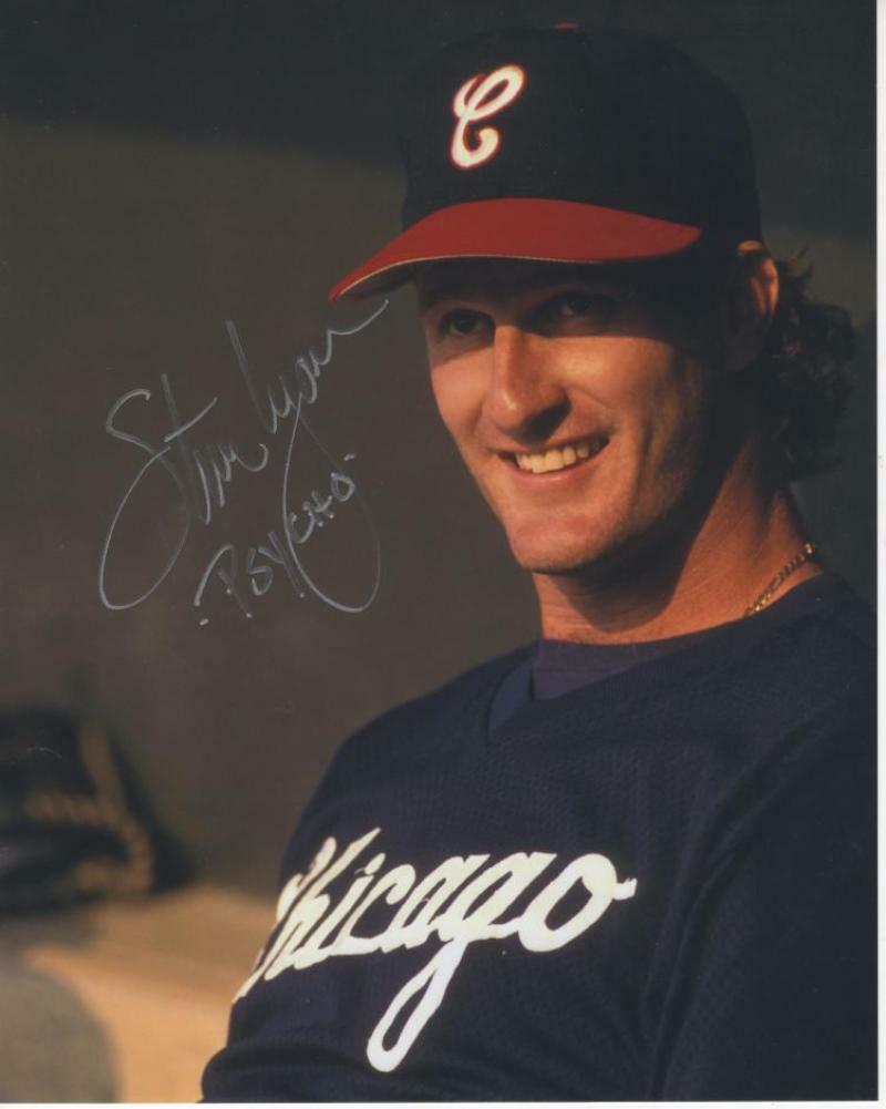 STEVE LYONS CHICAGO WHITE SOX SIGNED AUTOGRAPHED 8X10 W/COA