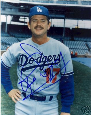 RICK DEMPSEY LOS ANGELES DODGERS SIGNED 8X10 PHOTO COA