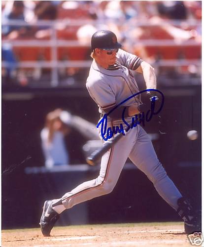 CORY SNYDER SAN FRANCISCO GIANTS SIGNED 8X10 PHOTO COA
