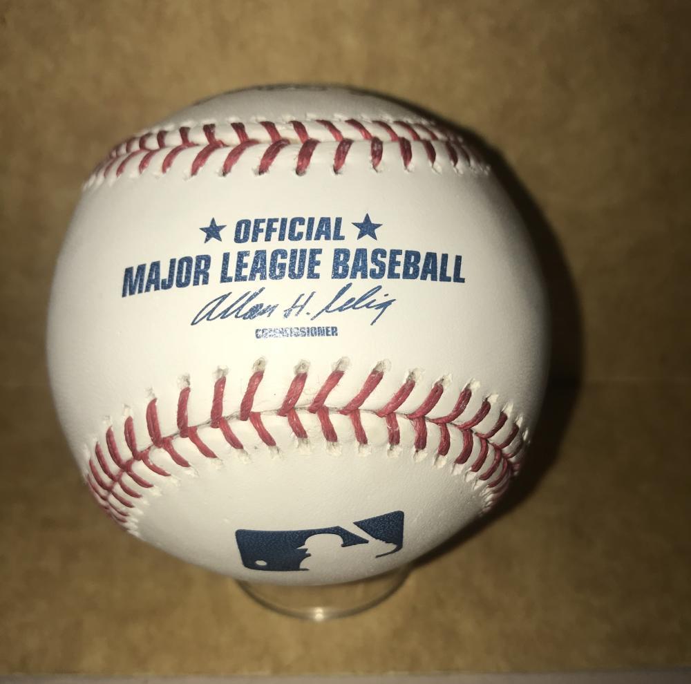 LUIS  VALBUENA  INDIANS/CUBS   SIGNED AUTOGRAPHED M.L. BASEBALL W/COA