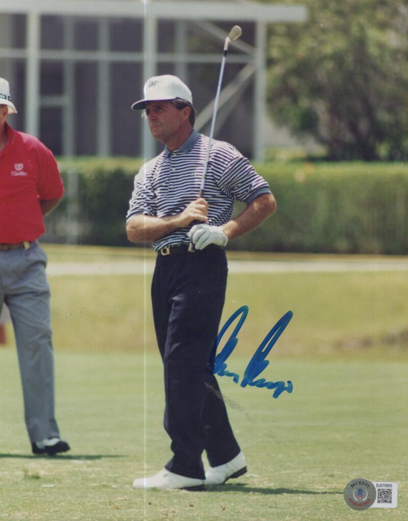 GARY PLAYER GOLF LEGEND SIGNED AUTOGRAPHED 8X10 PHOTO BECKETT BJ070955
