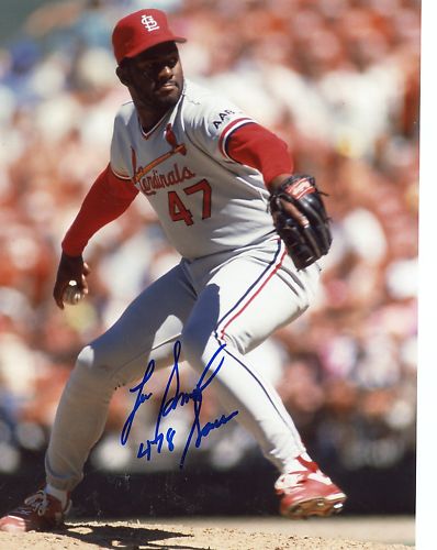 LEE  SMITH  ST. LOUIS  CARDINALS     SIGNED  8X10