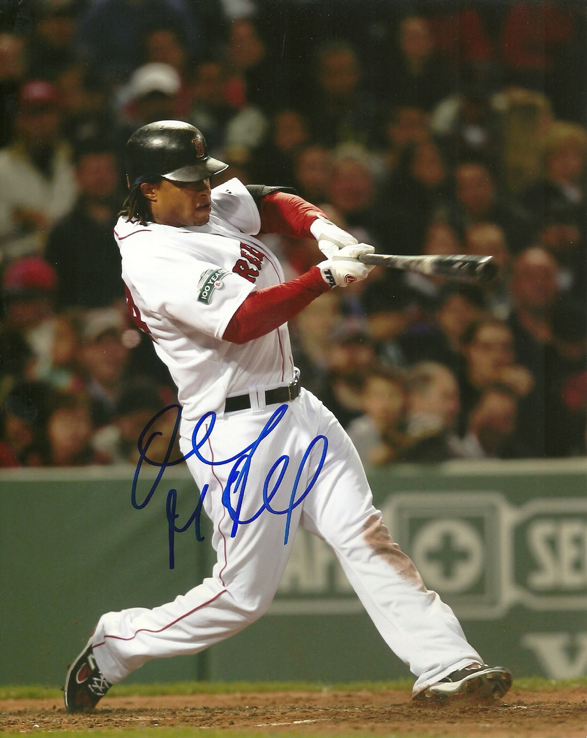 DARNELL MCDONALD BOSTON RED SOX SIGNED AUTOGRAPHED 8x10 PHOTO W/COA