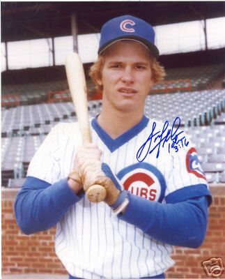 SCOTT FLETCHER    CHICAGO  CUBS      SIGNED 8X10