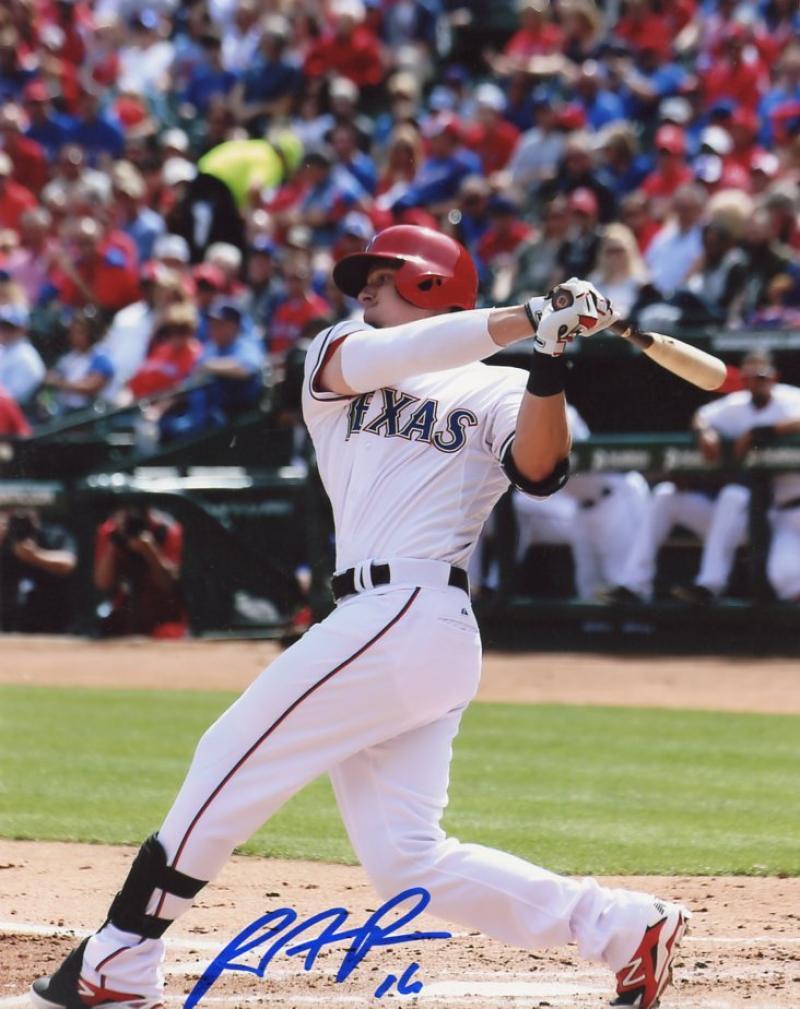 RYAN RUA TEXAS RANGERS SIGNED AUTOGRAPHED ACTION 8X10 PHOTO W/COA
