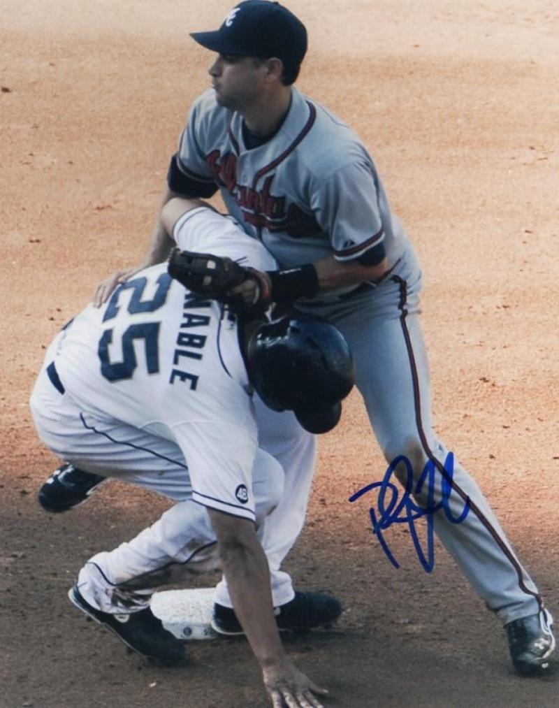 PAUL JANISH ATLANTA BRAVES INFIELD SIGNED AUTOGRAPHED  8X10 PHOTO W/COA