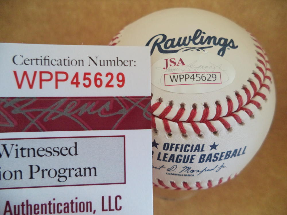 TAYLOR TRAMMELL SIGNED AUTO 2018 FUTURES GAME BASEBALL REDS/MVP JSA WPP45629