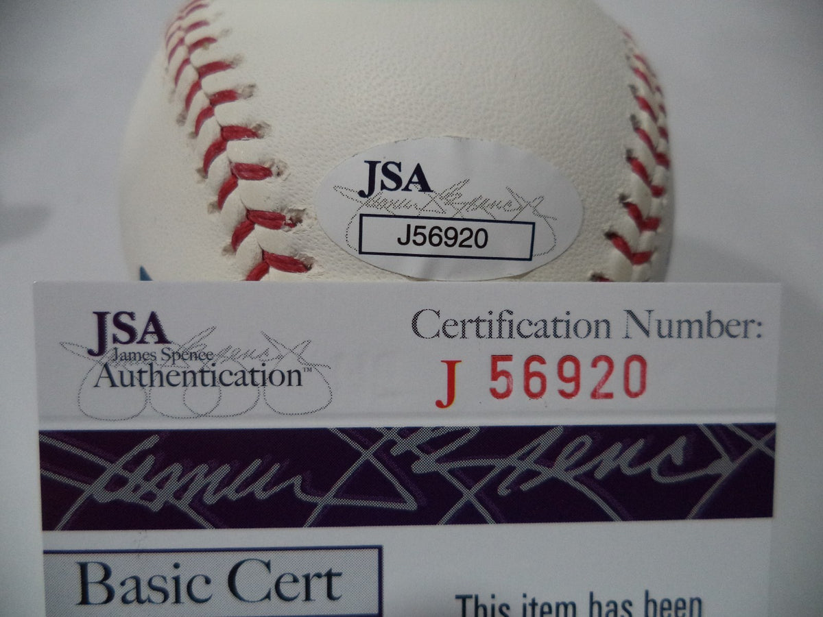 JOHN FARRELL BOSTON RED SOX MANAGER SIGNED M.L. BASEBALL JSA COA #J56920