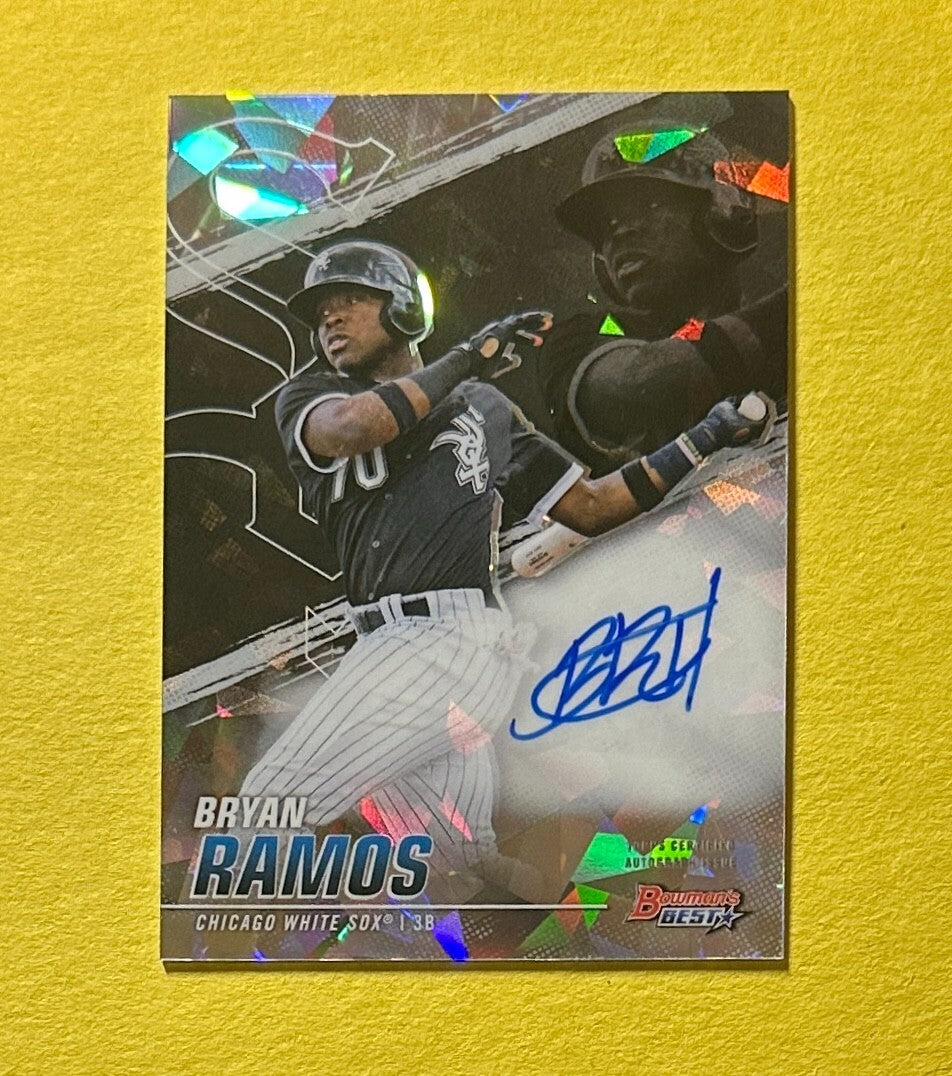 2021 BOWMAN'S BEST BRYAN RAMOS BEST OF 21 ATOMIC REFRACTOR AUTO /25 #B21-BRA