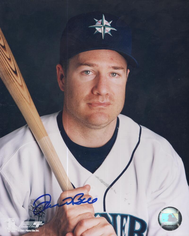 DAVID BELL MARINERS SIGNED AUTOGRAPHED 8X10 PHOTO W/ COA