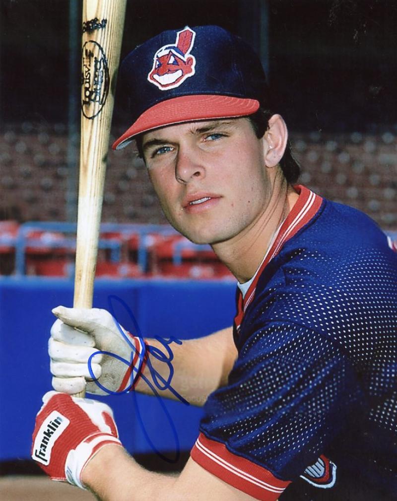 JAY BELL CLEVELAND INDIANS SIGNED AUTOGRAPHED 86-88 8X10 PHOTO W/COA