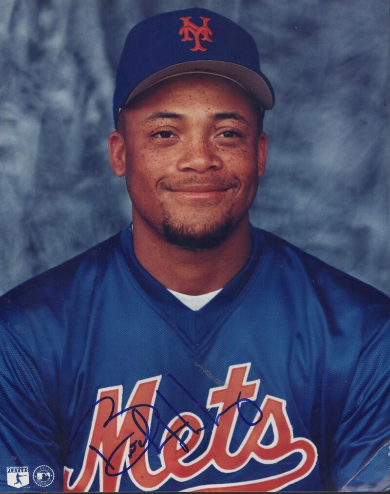 BUTCH HUSKEY NEW YORK METS  SIGNED AUTOGRAPHED 8X10 PHOTO W/ COA