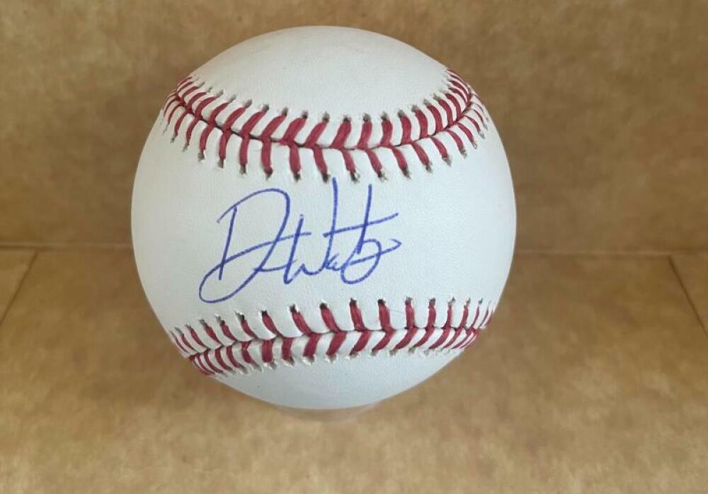 DREW WATERS ATLANTA BRAVES SIGNED AUTOGRAPHED M.L. BASEBALL PSA/DNA