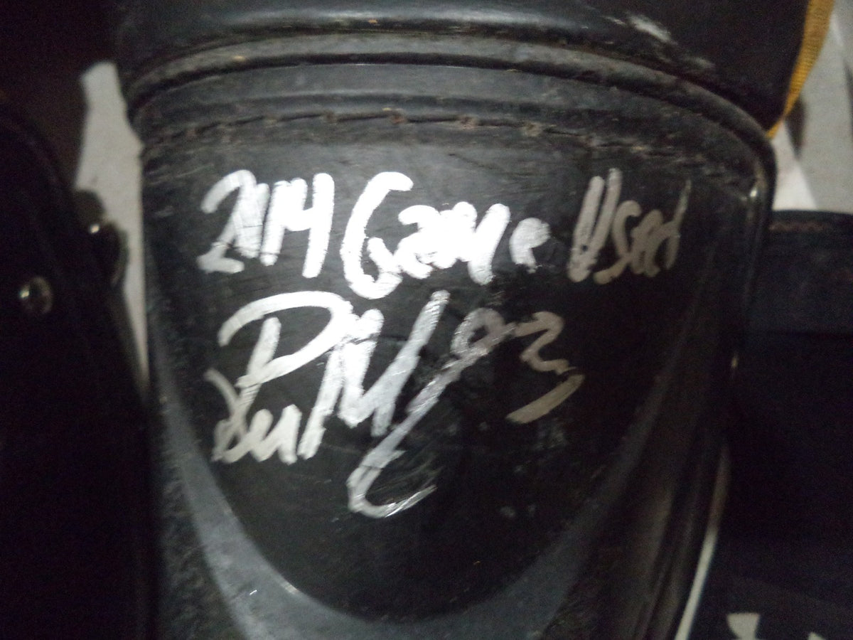 REESE MCGUIRE PIRATES SIGNED GAME USED CHEST PROTECTOR & SHIN GUARDS COA PROOF 