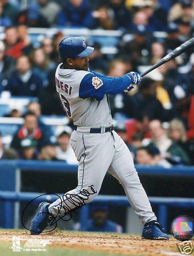 RAUL MONDESI   BLUE JAYS SIGNED 8X10 PHOTO W/COA