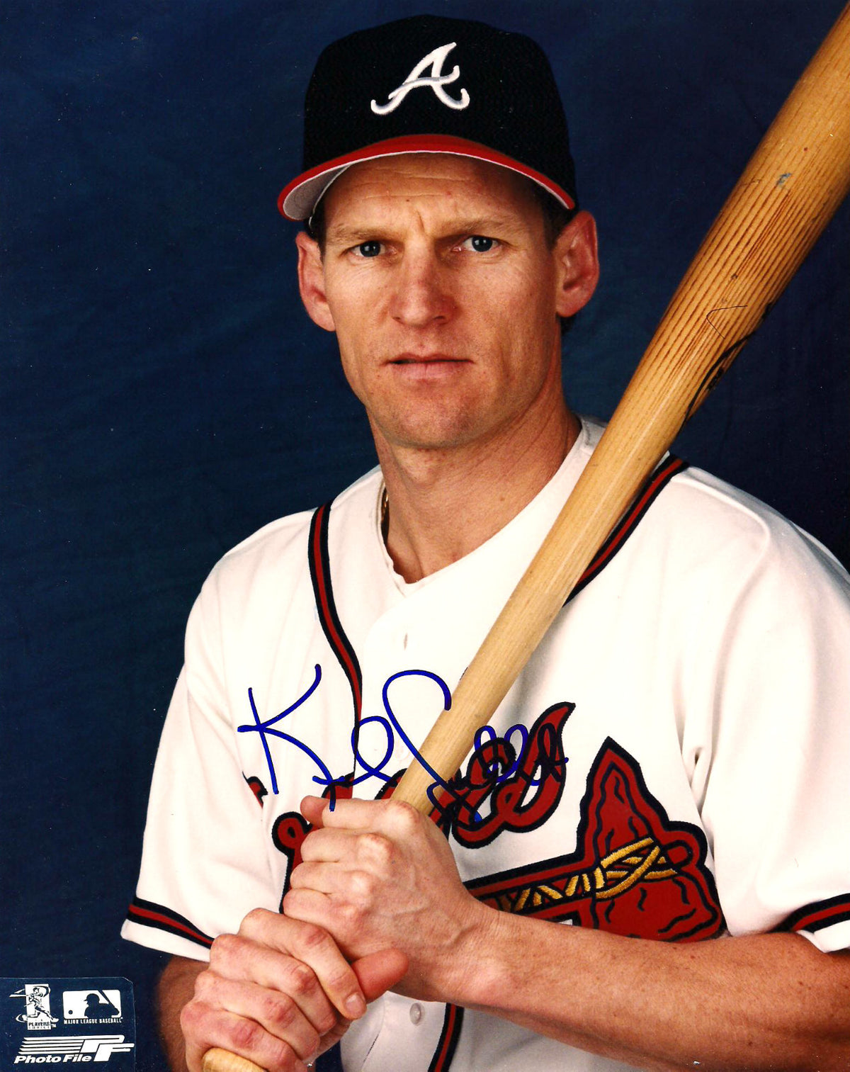 KEITH LOCKHART ATLANTA BRAVES AUTOGRAPHED SIGNED 8X10 PHOTO W/COA