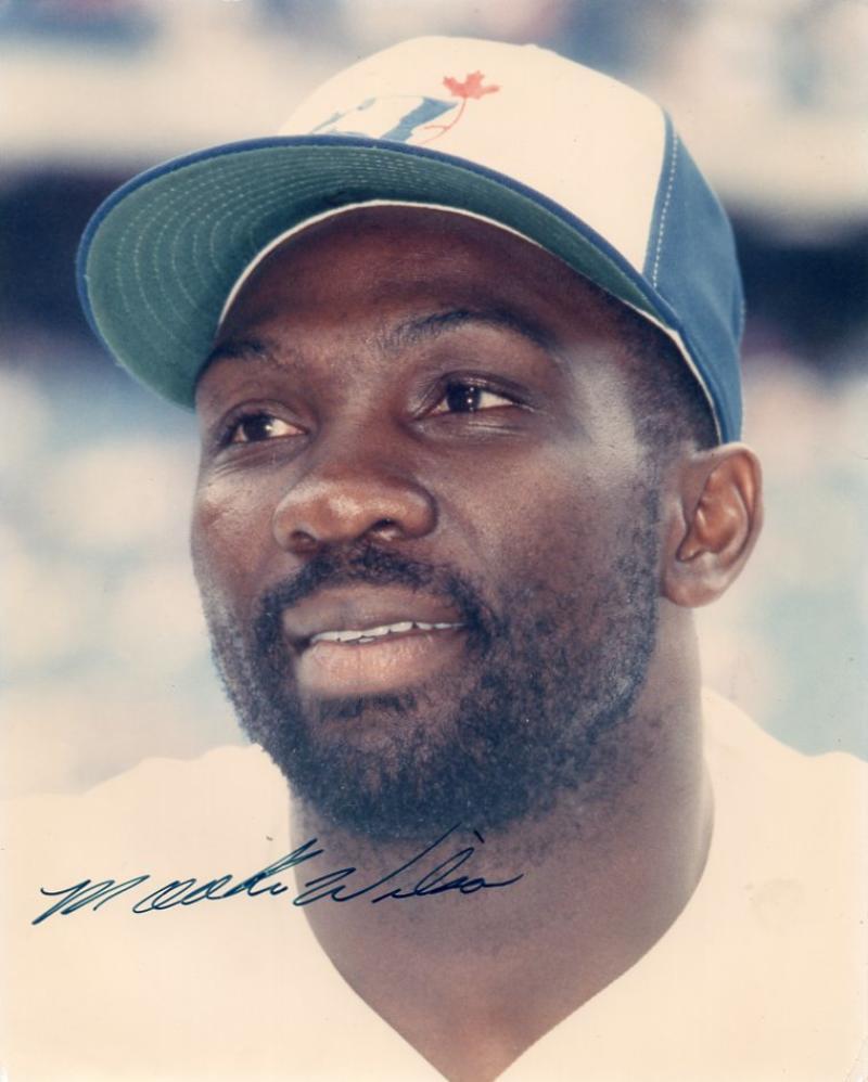 MOOKIE WILSON TORONTO BLUE JAYS SIGNED AUTOGRAPHED 8X10 PHOTO W/COA