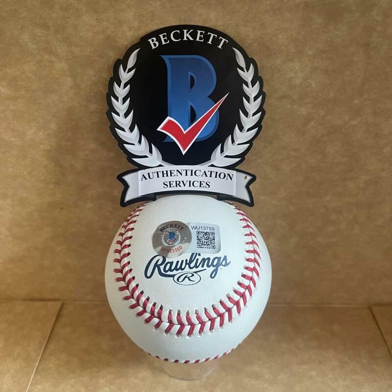 DAVE VAN HORNE HOF 2011 MARLINS EXPOS SIGNED AUTO HOF BASEBALL BAS WITNESS