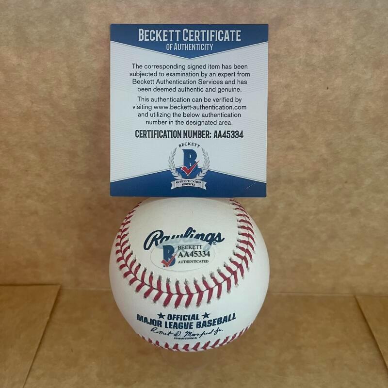 FELIX MILLAN METS 73 N.L. CHAMPS SIGNED AUTOGRAPHED M.L. BASEBALL BAS AA45334