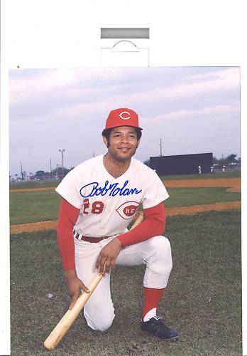 BOBBY TOLAN  CINCINNATI  REDS SIGNED 8X10