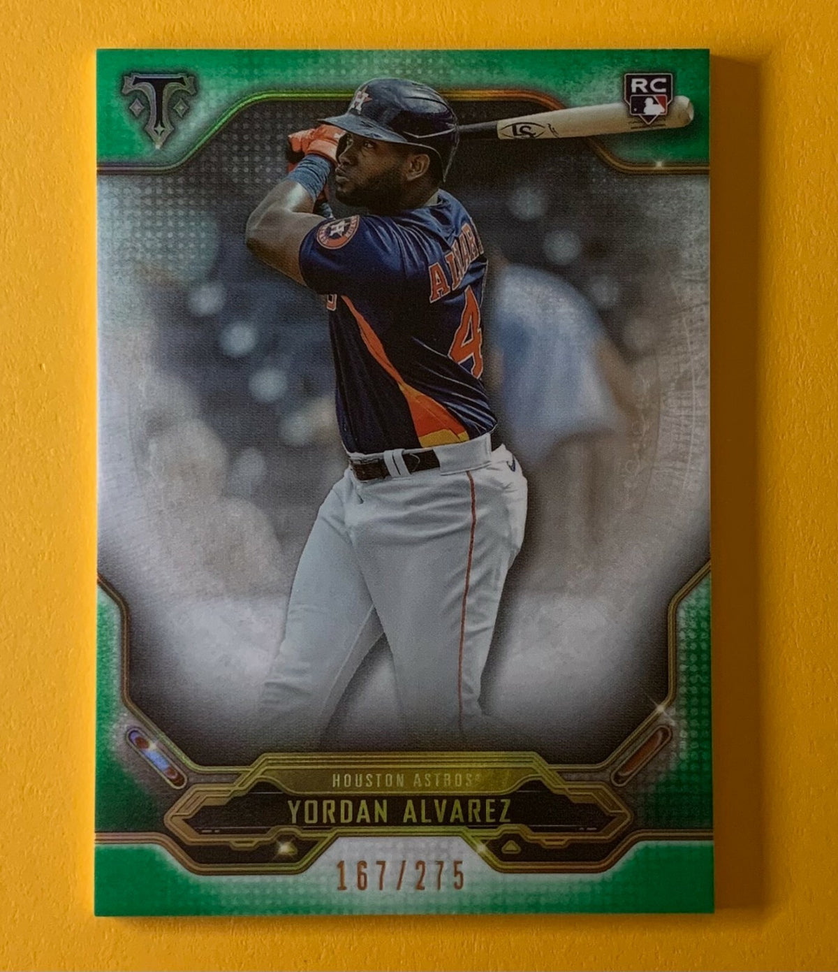 2020 TOPPS TRIPLE THREADS JOSE ALTUVE EMERALD BASE PARALLEL /275 #39 ASTROS 